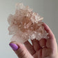 Pink Himalayan Samadhi Quartz Cluster